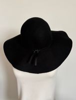 Eleganter Filzhut Schlapphut Wollhut Halloween 🎃 Schwarz