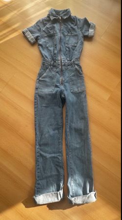 Jeans Overall Mango, Kurzarm, Grösse XS, Reissverschluss