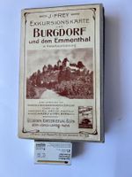 Exkursionskarte von Burgdorf, Emmenthal Kümmerly&Frey Relief