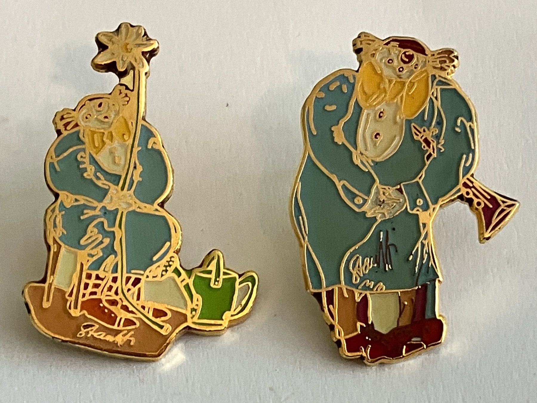 Placchette & Badge: 2 Pin Stauffi Clown – Usato da Basel venduto da djwwpp