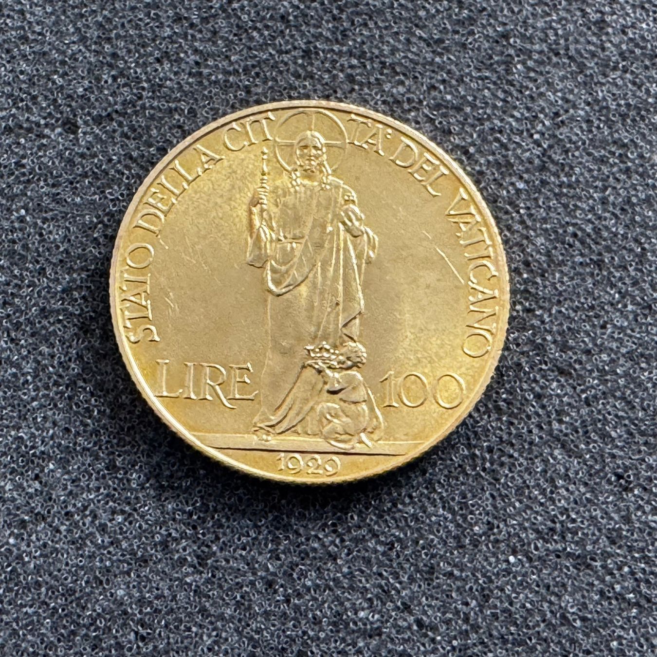 Tutti le monete: 100 Lire Gold Vatikan 1929 – Usato da Reitnau venduto da tb-muenzen 1