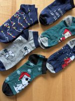 Weihnachtssocken, 6 Paar, Peanuts Snoopy, Gr. 42-46