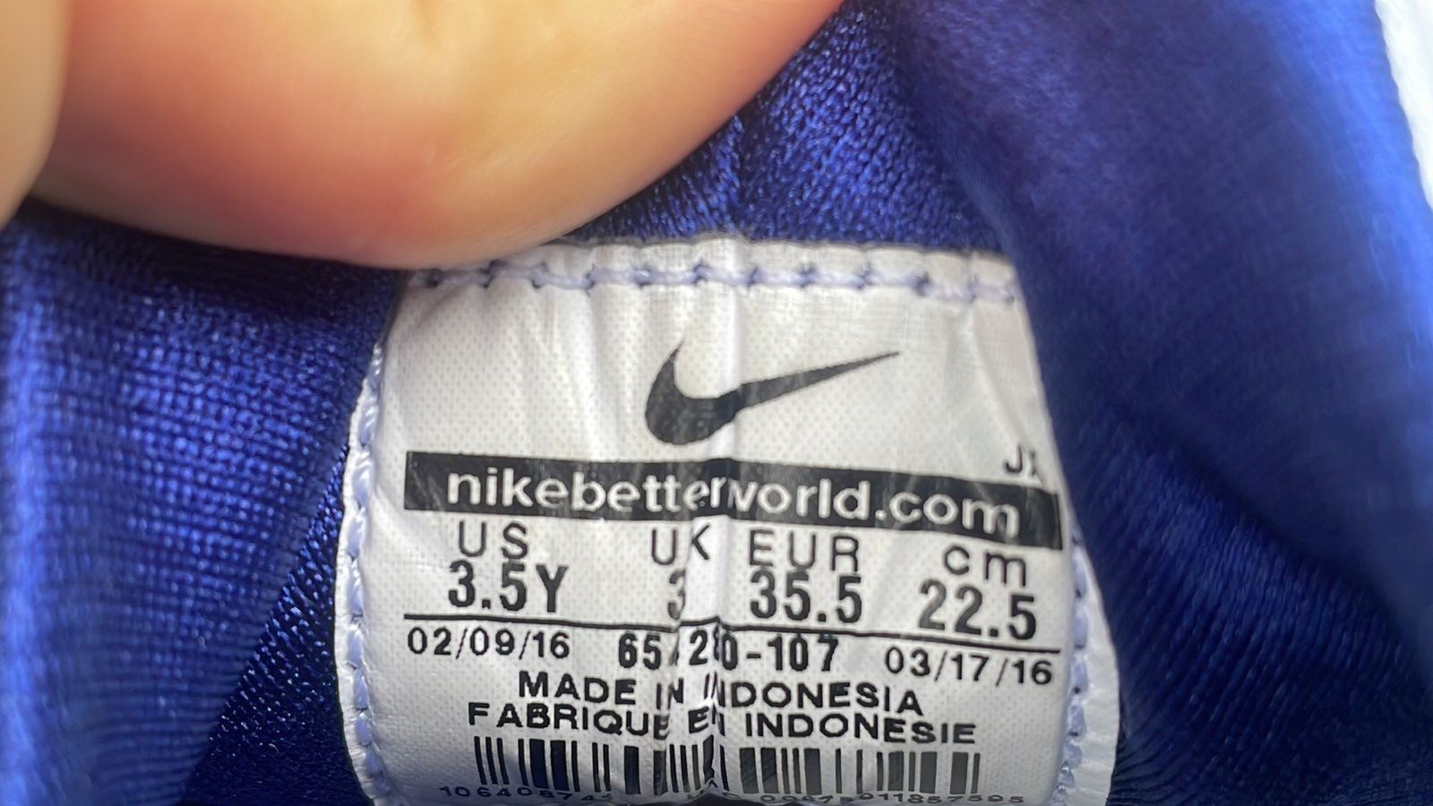 Nike Scarpe da donna: Nike Air Huarache Run GS 'Blue Cap Deep Royal' – Usato da Flums venduto da Inna77 6