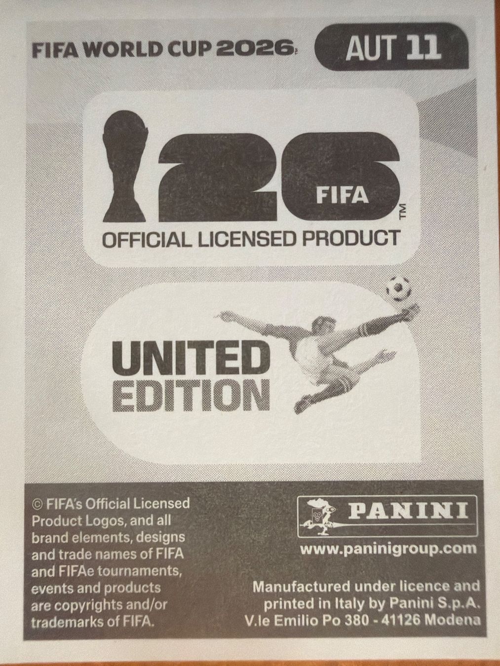 Panini Carte collezionabili: Panini AUT11 – Nuovo (secondo la descrizione) da Susten venduto da Rechnun 1
