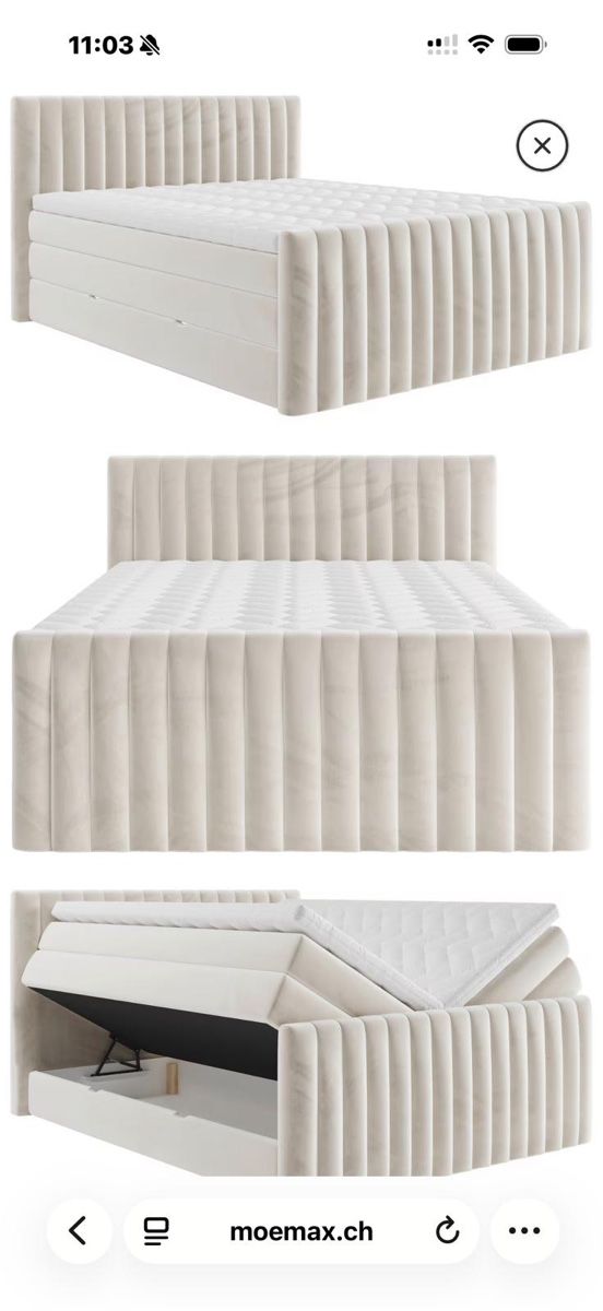 Letti: Boxspringbett – Usato da Dottikon venduto da eni_s6zb 3