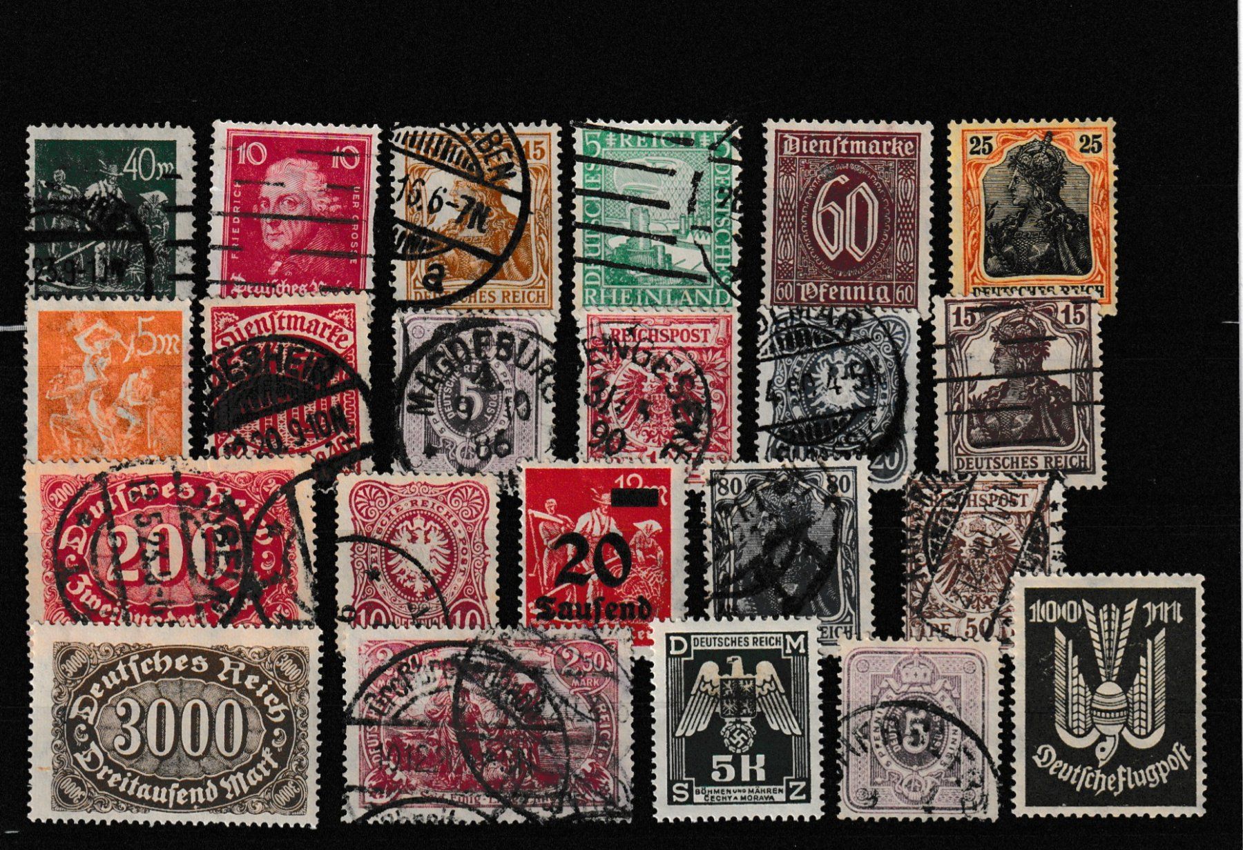 Tutti i francobolli: Deutsche Reich alte briefmarken – Nuovo (secondo la descrizione) da St Gallen venduto da Stampsalshobby