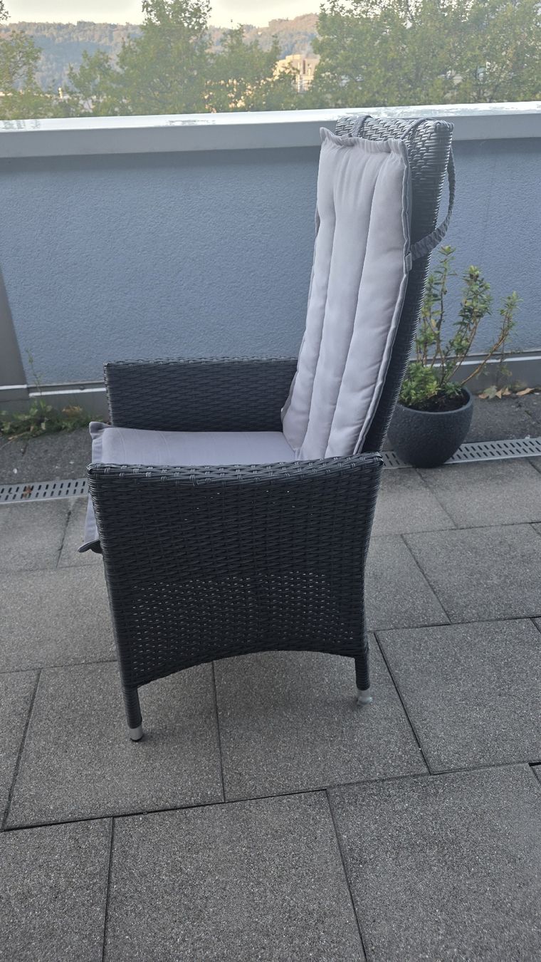 Sedie: Hochlehner Gartenstuhl / Rattanstuhl verstellbar – Usato da Wettingen venduto da EllyJ 1