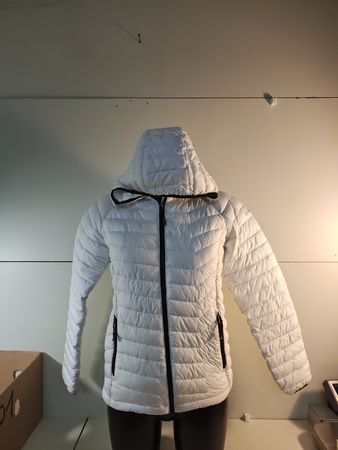 Winterjacke von Columbia Gr. XS Damen in weiss. (nov374)