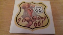 Sticker Route 66 Girl