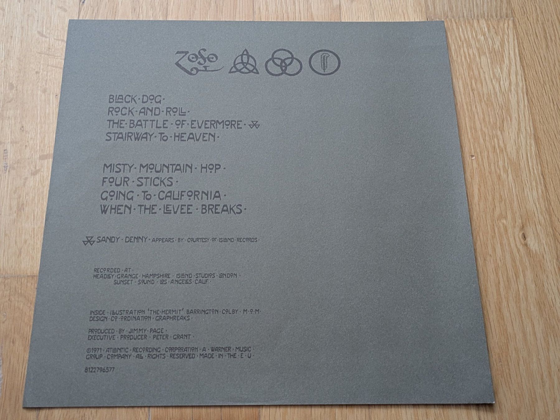 Schallplatten: Led Zeppelin IV LP 180g Vinyl – Gebraucht aus Dübendorf von PanzerGeneral 3