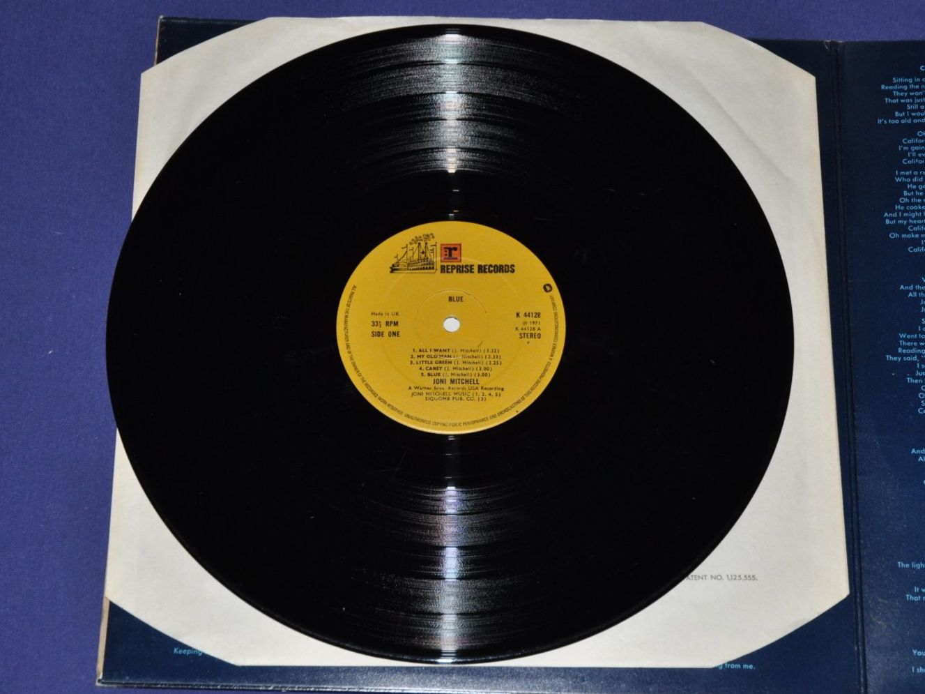 Dischi in vinile: LP Joni Mitchell - Blue – Usato da Boll venduto da Theodora15 3
