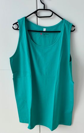 Top von bonprix, my basic, türkis, Grösse 48/50 XL