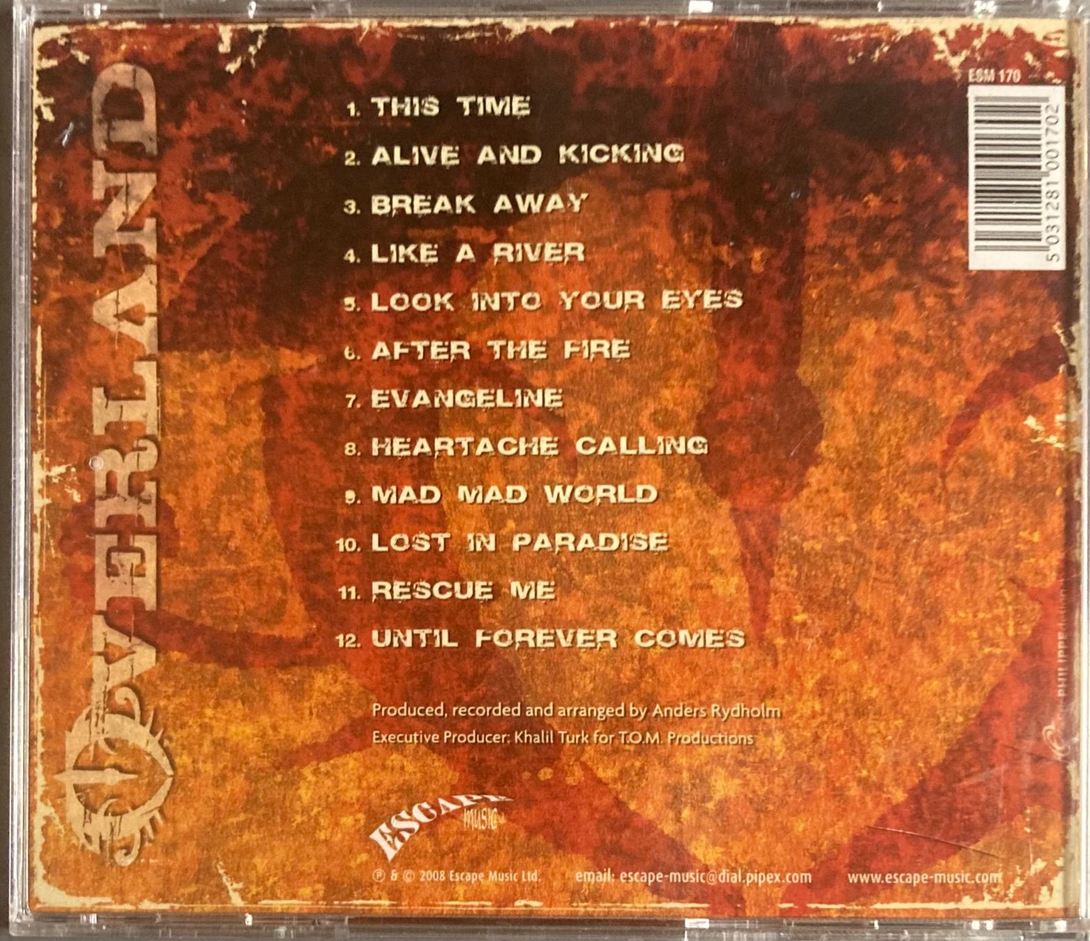 CDs: OVERLAND - BREAK AWAY – Gebraucht aus Poliez-Pittet von Newtown-Records 1