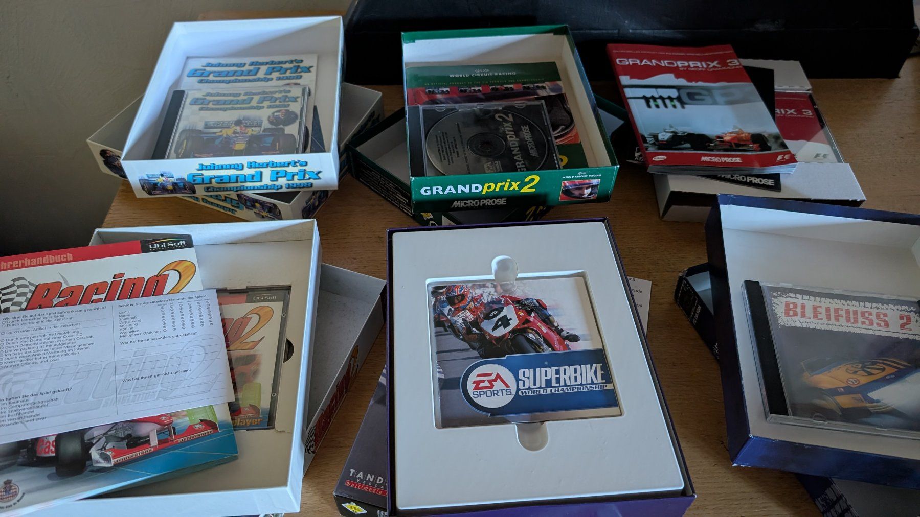 Giochi: 6x Retro BigBox Games Racing – Usato da Bad Ragaz venduto da MR_BR 2