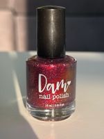 Dam Polish - Lila Nagellack mit Rot Shimmer