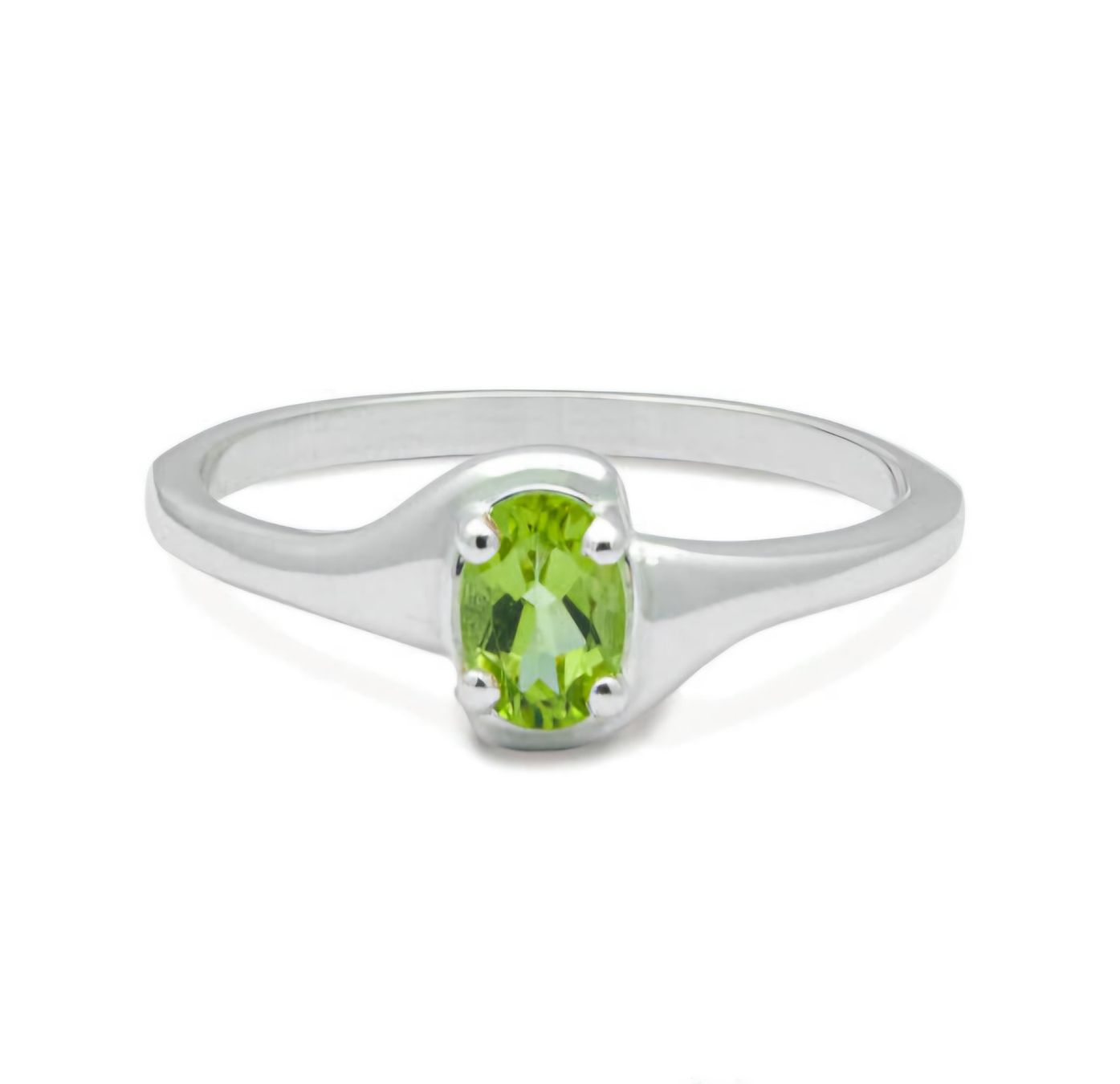 Anelli: Peridot Ring in Silber inklusive Ringgrösse anpassung – Nuovo e nell'imballaggio originale da Zürich venduto da GOS08 2