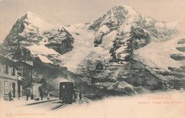 Lauterbrunnen BE Wengernalp Bahnhof Eiger Mönch