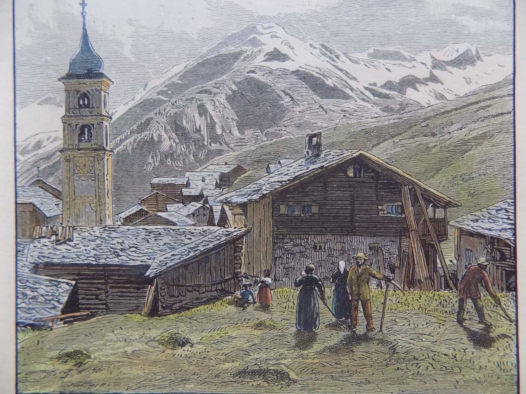 Gravures: Vrin Lumnezia koloriert – D'occasion à Risch par Rischli15 1