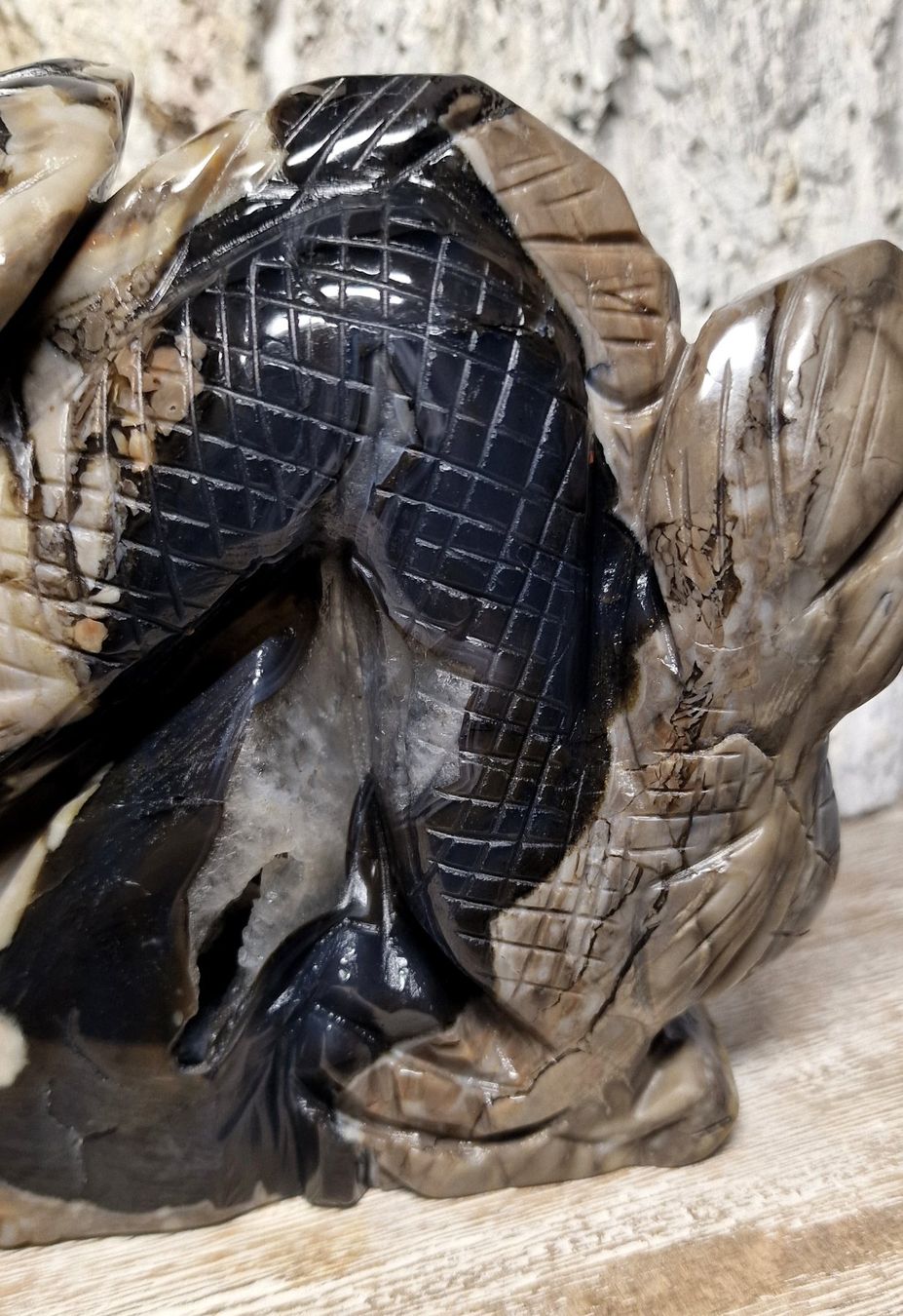 Minerali & Pietre curative: Vulkan Achat Chinesischer Drache 1.5kg – Nuovo (secondo la descrizione) da Matzingen venduto da Shay_Crystalz 6