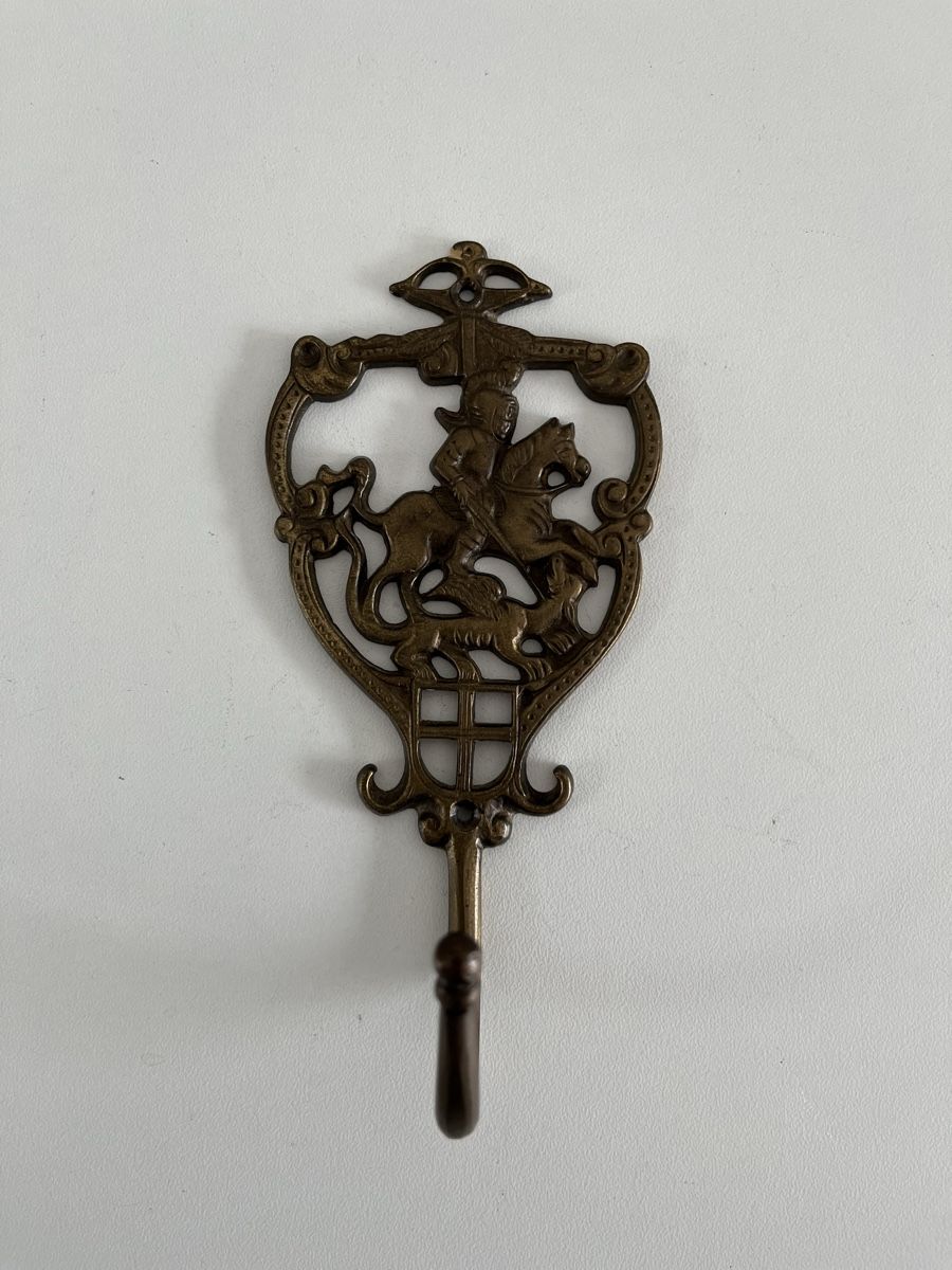 Ferramenta: alter Wandhaken aus Messing – Usato da Wetzikon ZH venduto da seli03 4