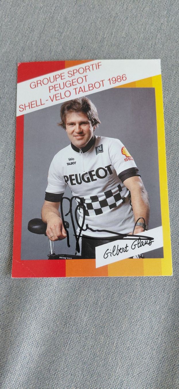 Autogramme: Autogrammkarte Gilbert  Glaus – Gebraucht aus Schmerikon von Olympia04