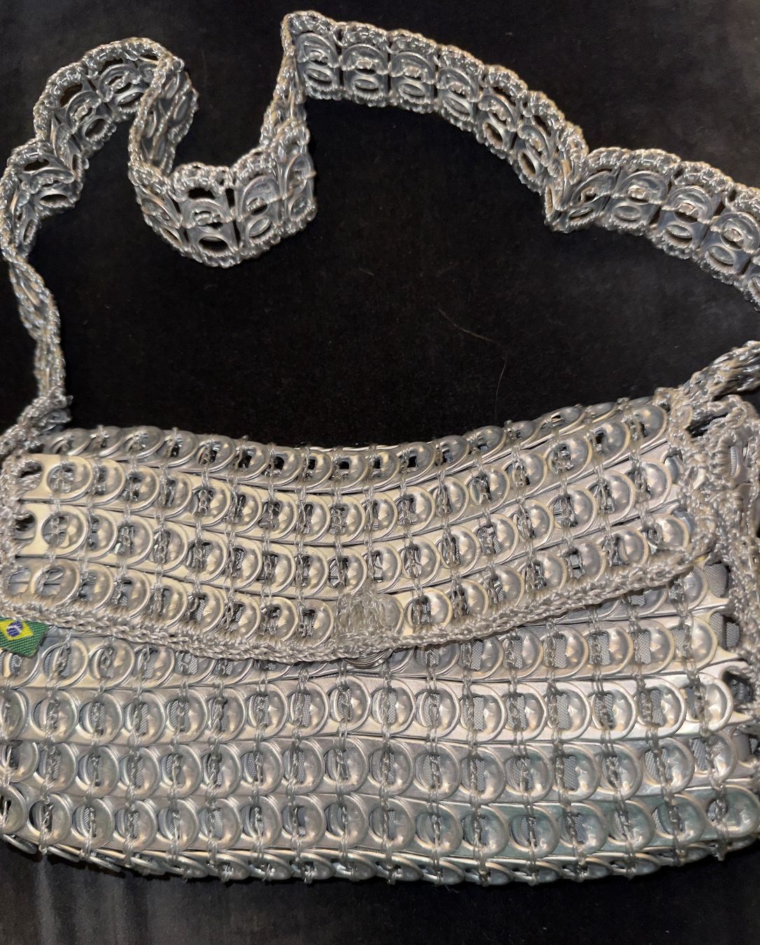 Borse da donna: Handmade Upgraded Upcycled Soda Drinks Can’s Pull Tabs Bag – Nuovo (secondo la descrizione) da Birsfelden venduto da Brut-Reserve