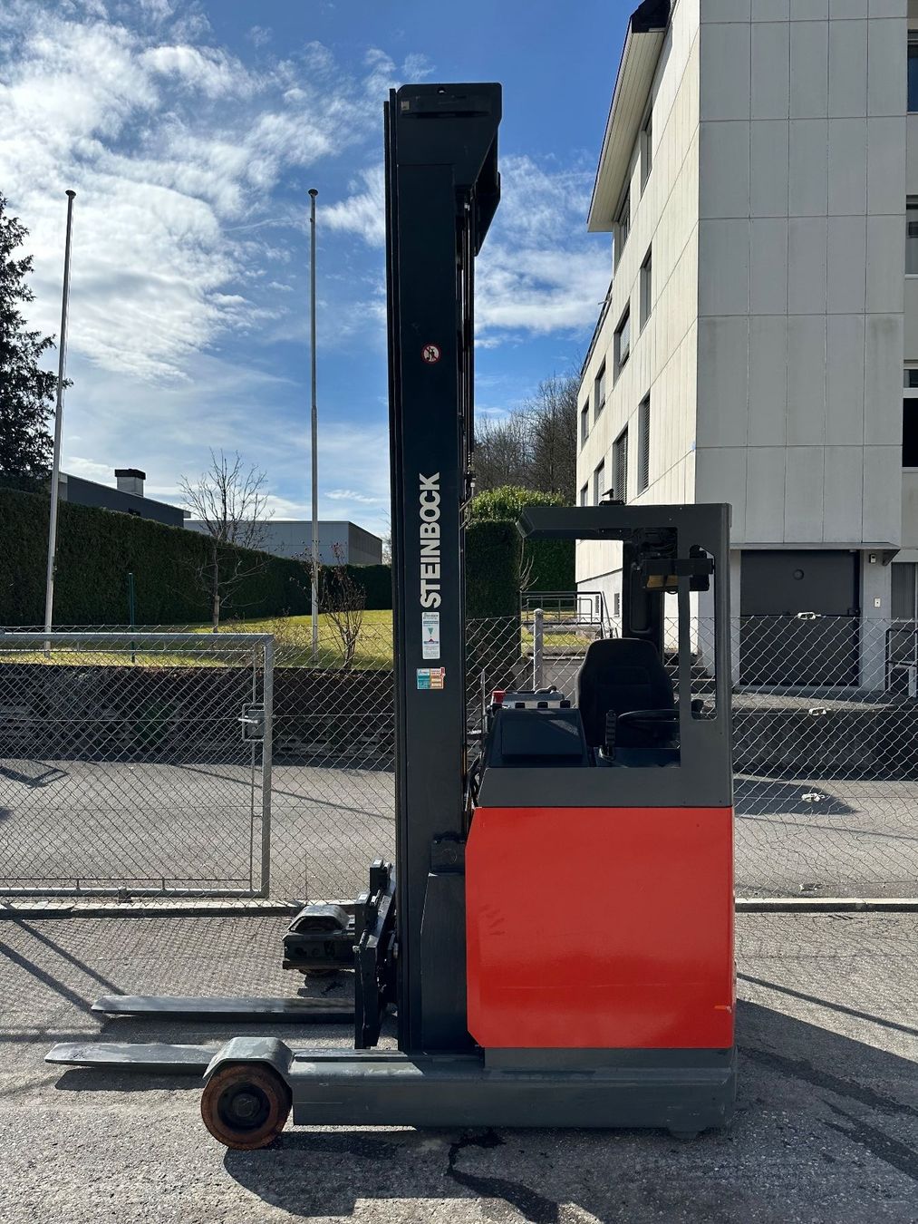 Carrelli elevatori e a forche: STEINBOCK Hochhubwagen, gebraucht 9720mm, Seitenstapler – Usato da Jona venduto da tsbm2 1