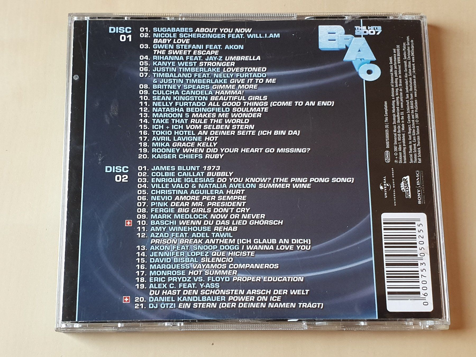 CD: Bravo The Hits 2007 – Usato da Stansstad venduto da collectorsshop 1