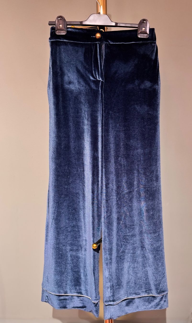 Pantaloni: Blaue Samthose – Usato da Zürich venduto da gregart