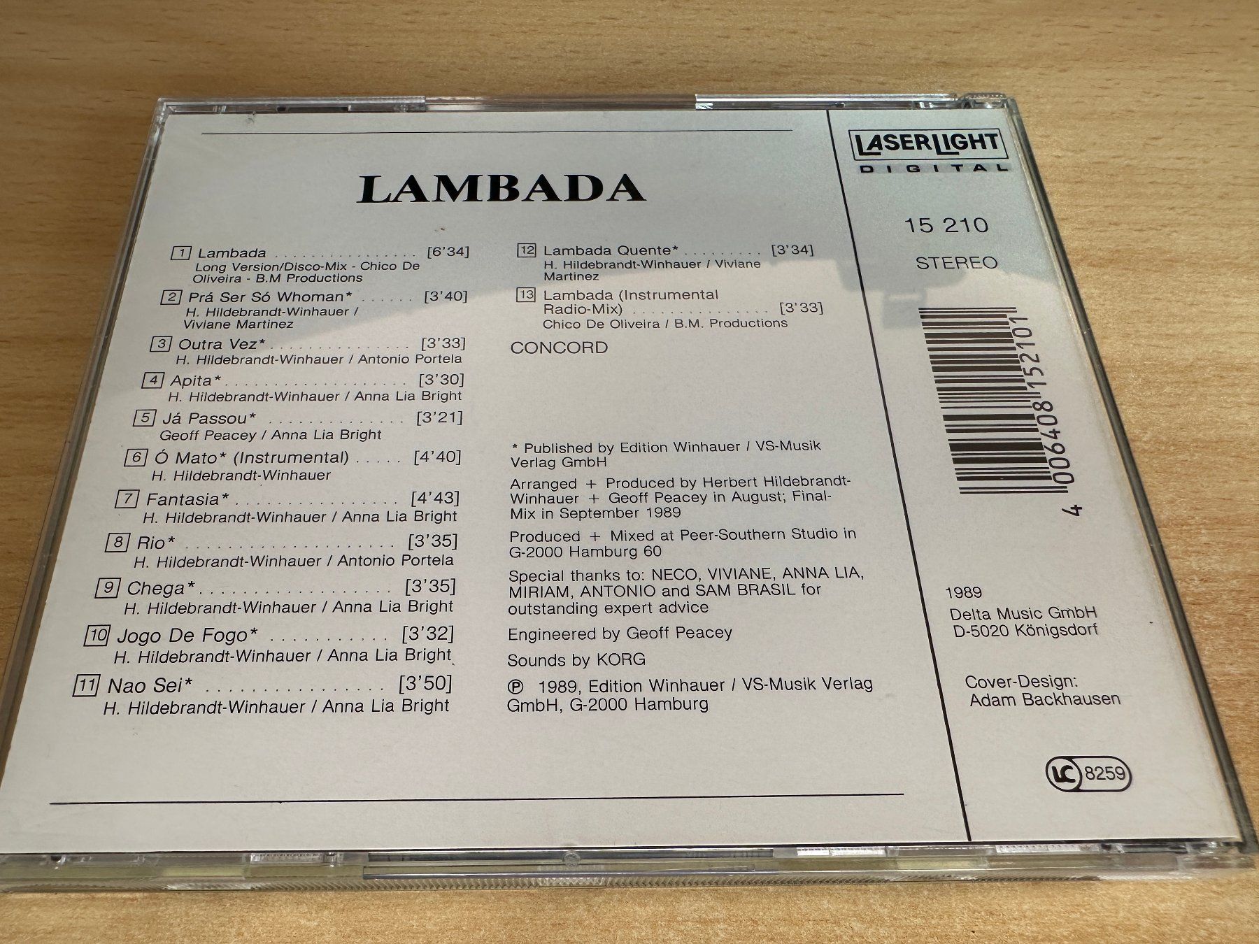 CD: U9 Concord – Lambada (Erotic Dance Explosion!) – Usato da Rikon im Tösstal venduto da Alpenmutz 1