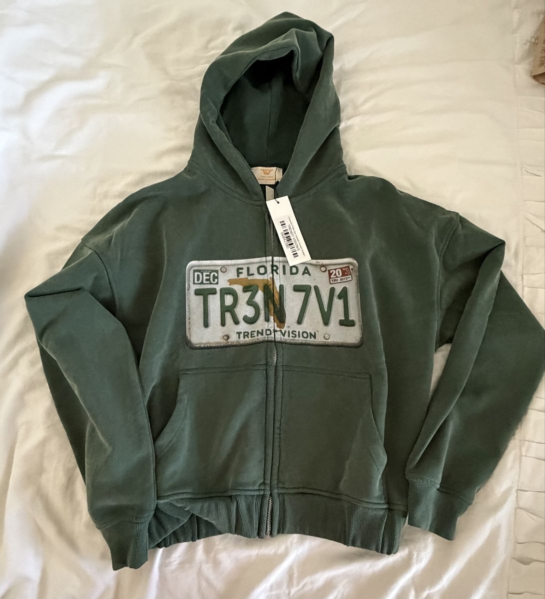 Giacche: Trendt Vision Zipper Green – Nuovo e nell'imballaggio originale da Lachen SZ venduto da mima41