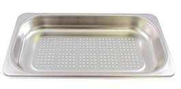Garschale GN Edelstahl Garbehälter, Grösse S, 325x176x40mm