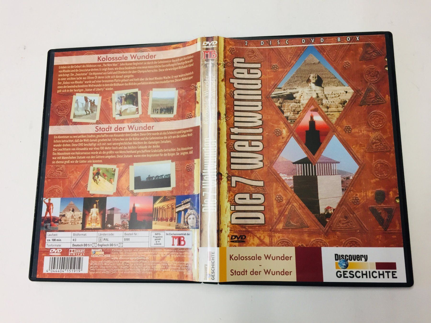 Alle DVDs: Geschichte der Menschen + 7 Weltwunder – Gebraucht aus Schaffhausen von sparzone 7