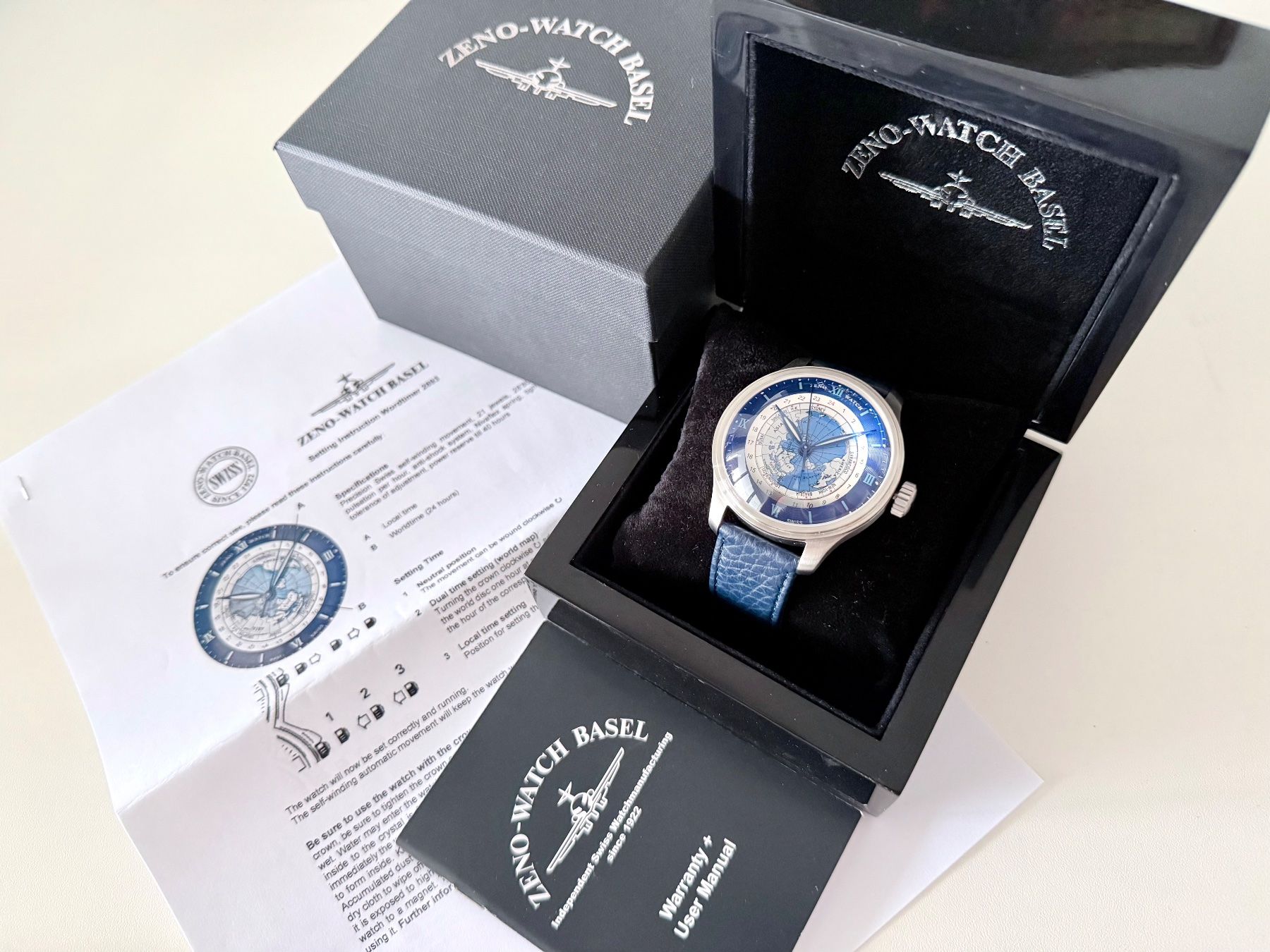 Zeno Uhren: ZENO OS Polar Worldtimer Automatic -Ltd.x/300 -SRP Fr.3998.- – Neu und originalverpackt aus Le Mont-sur-Lausanne von LycaGallery 9