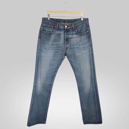 Levi's 501 Jeans – Klassisches Blau – Gr. W38 L36 – Top Zust