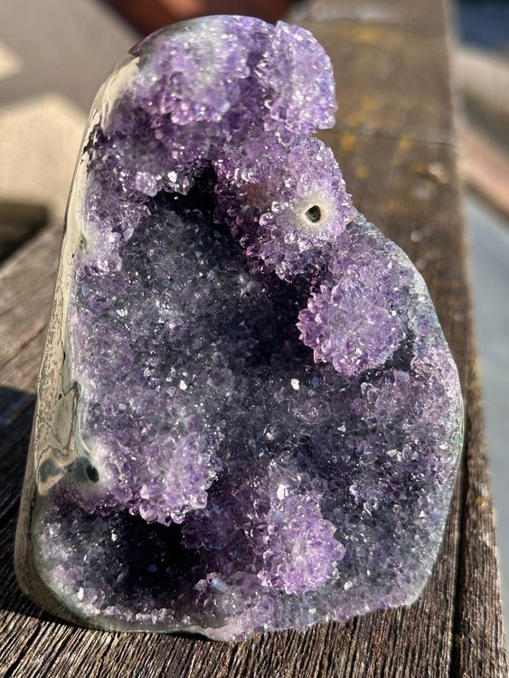 Einzigartige, wunderschöne Amethyst Druse, 583g 2