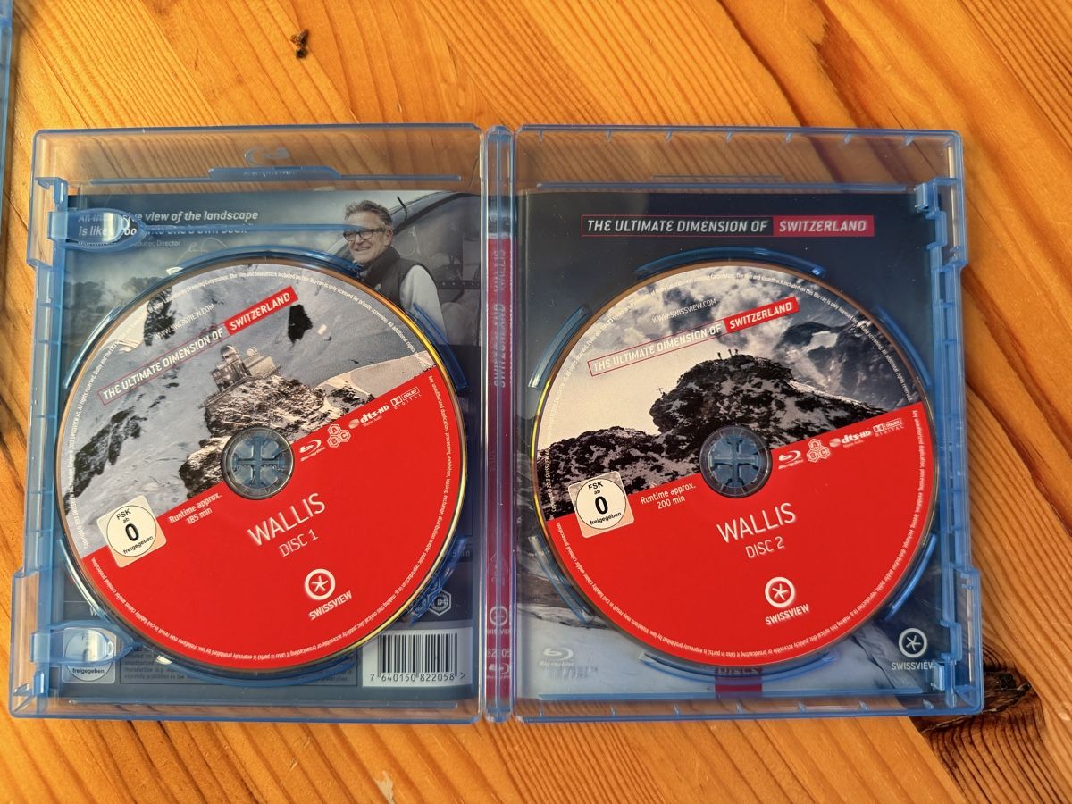 Tutti i DVDs: 3x Swiss View Blu-Ray (4 Discs) – Usato da Sion venduto da Senggchuppa 2