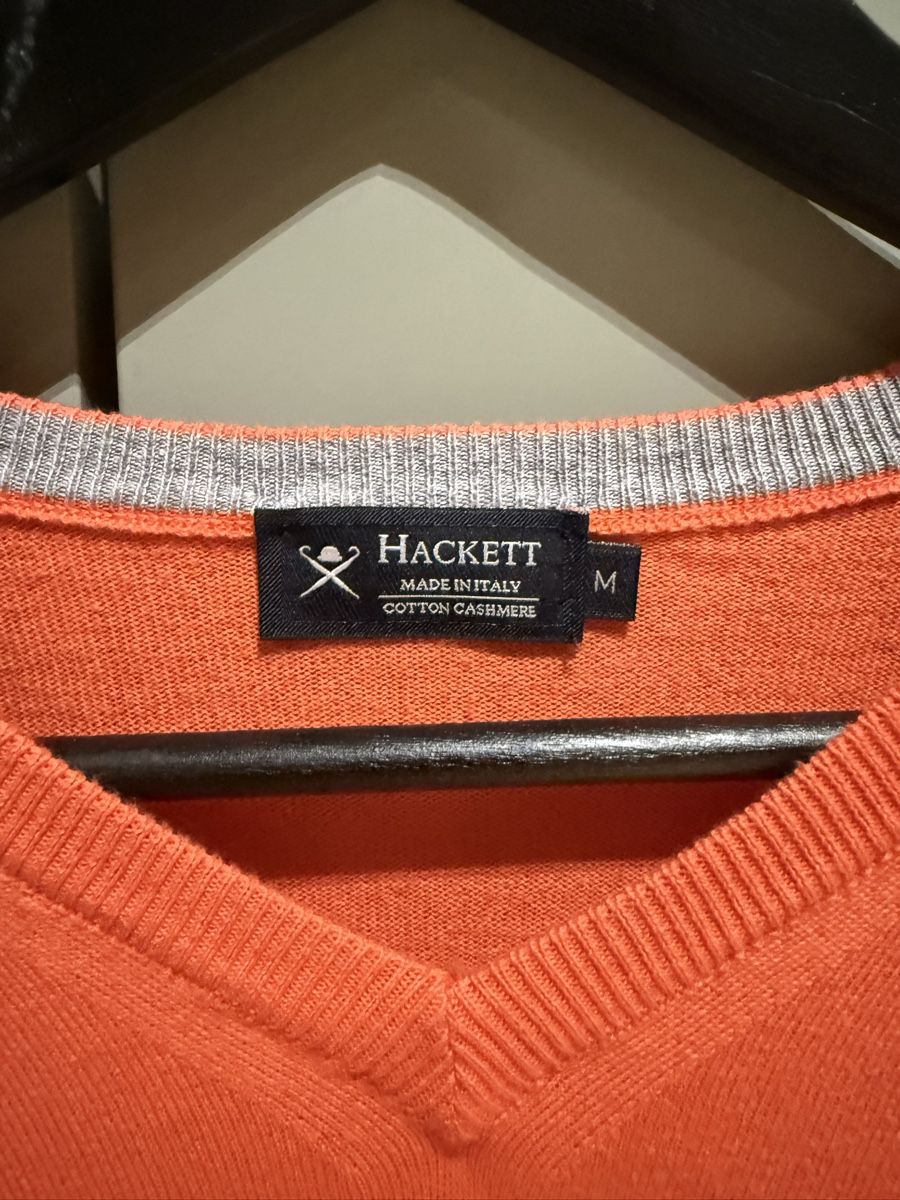 Hackett Maglioni & Felpe: Hackett Pullover Baumwolle Kaschmir orange Grösse M – Usato da Affoltern am Albis venduto da Biohazard666 2