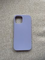 Handyhülle Silikon lila für iPhone 12