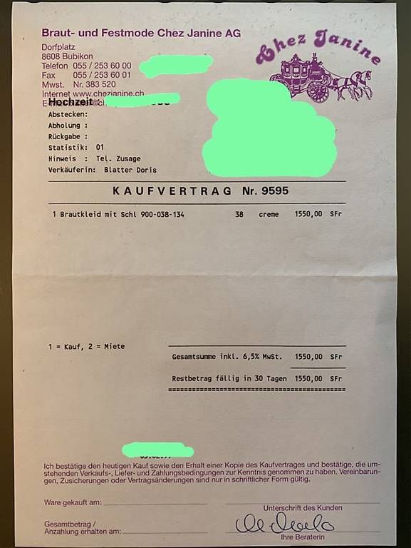 Vestiti: Brautkleid mit Schleppe und Unterrock plus Collier – Usato da Wetzikon ZH venduto da christacrissy 2