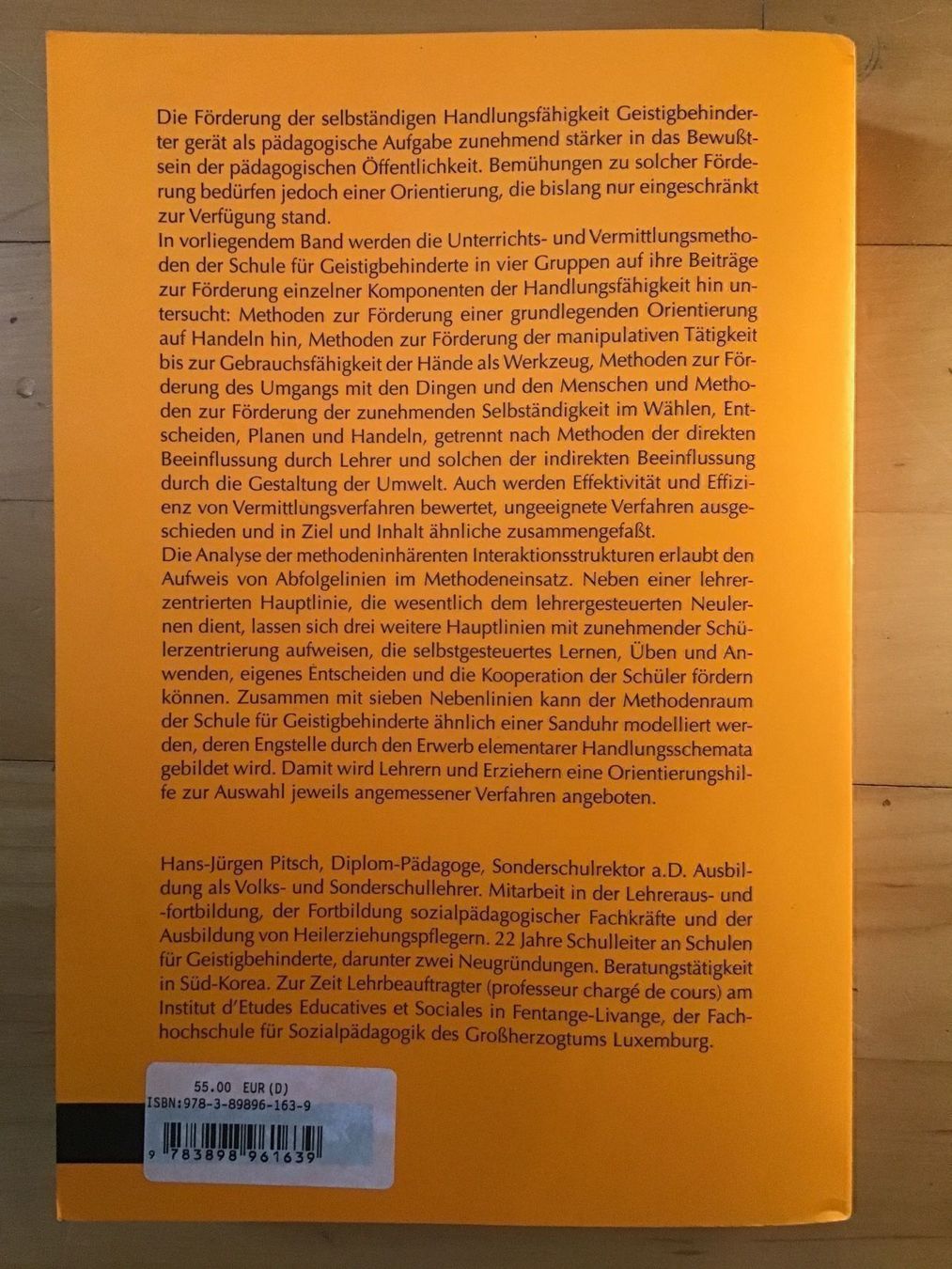 Libri: H.J. Pitsch, Methodik der Förderung der Handlungsfähigkeit – Nuovo (secondo la descrizione) da Schliern b. Köniz venduto da Corinu59 1