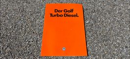 Golf 1 GTD Turbodiesel Prospekt