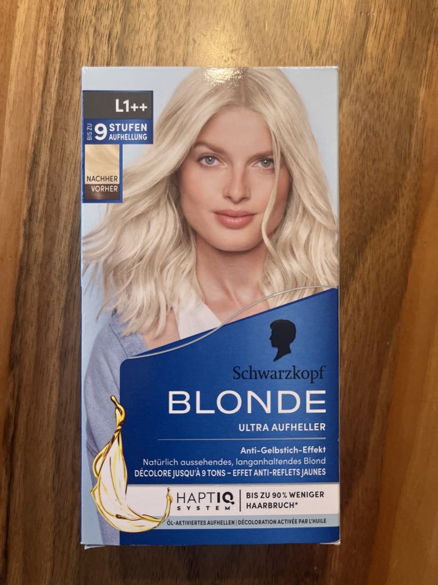 Färbemittel: Haarfärbemittel Blonde Schwarzkopf – Neu und originalverpackt aus Sargans von Pacor