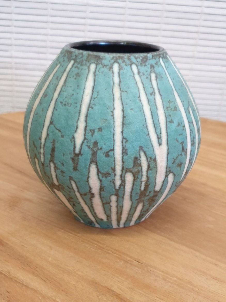 Vasi & Recipienti: Keramik Vase Melonenoptik – Usato da Emmen venduto da magelan