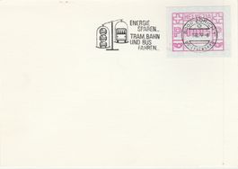 8 Karten mit Stempel Verkehr meist Bahn, Lokomotive (3)