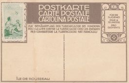 PJ-Vorläufer französisch* auf Postkarte, ungelaufen