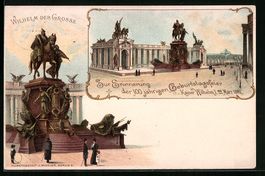 Litho Berlin, Denkmal für Kaiser Wilhel