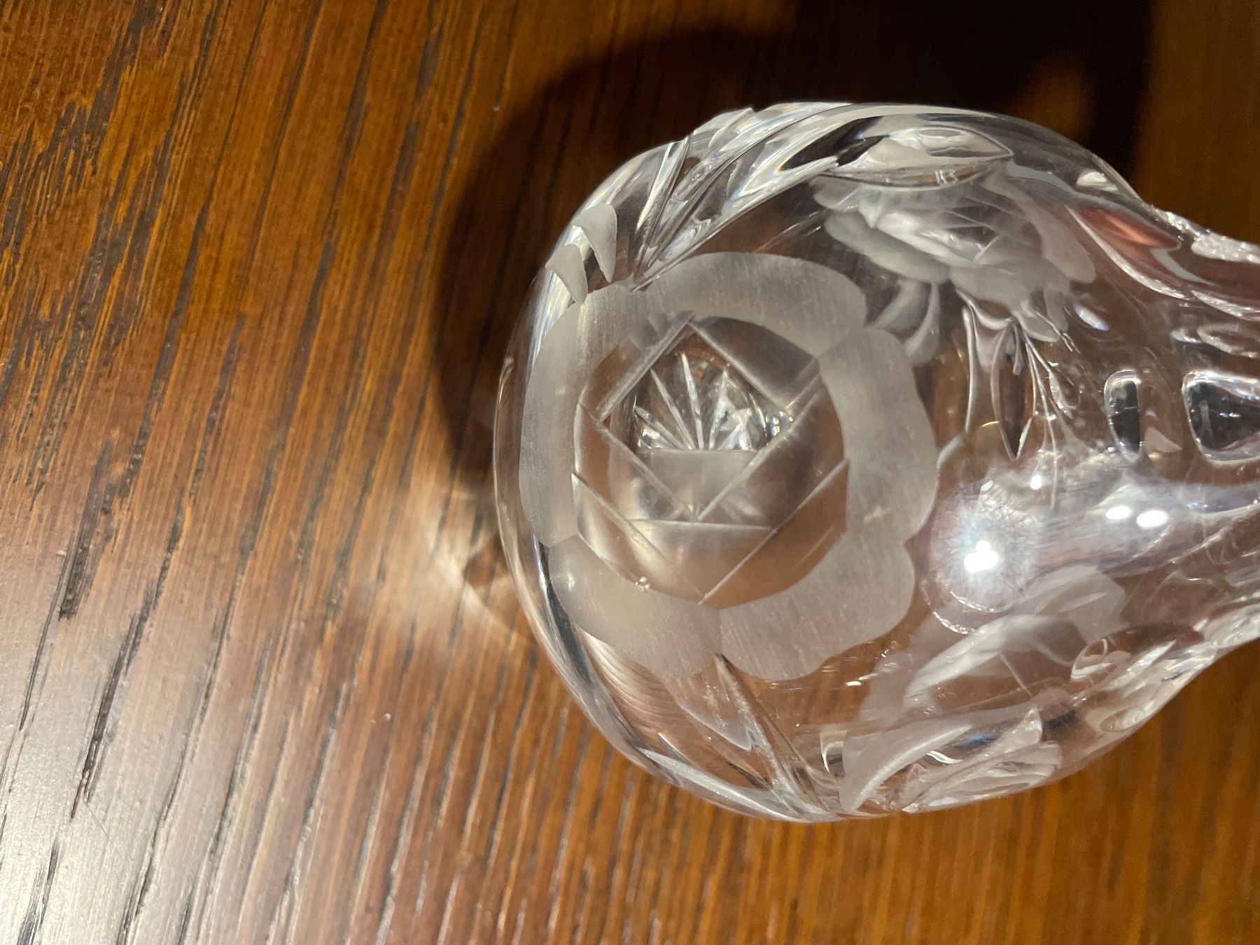 Caraffe: Karaffe Kristall ca. 18 cm – Usato da Schaffhausen venduto da Kolibri023 2