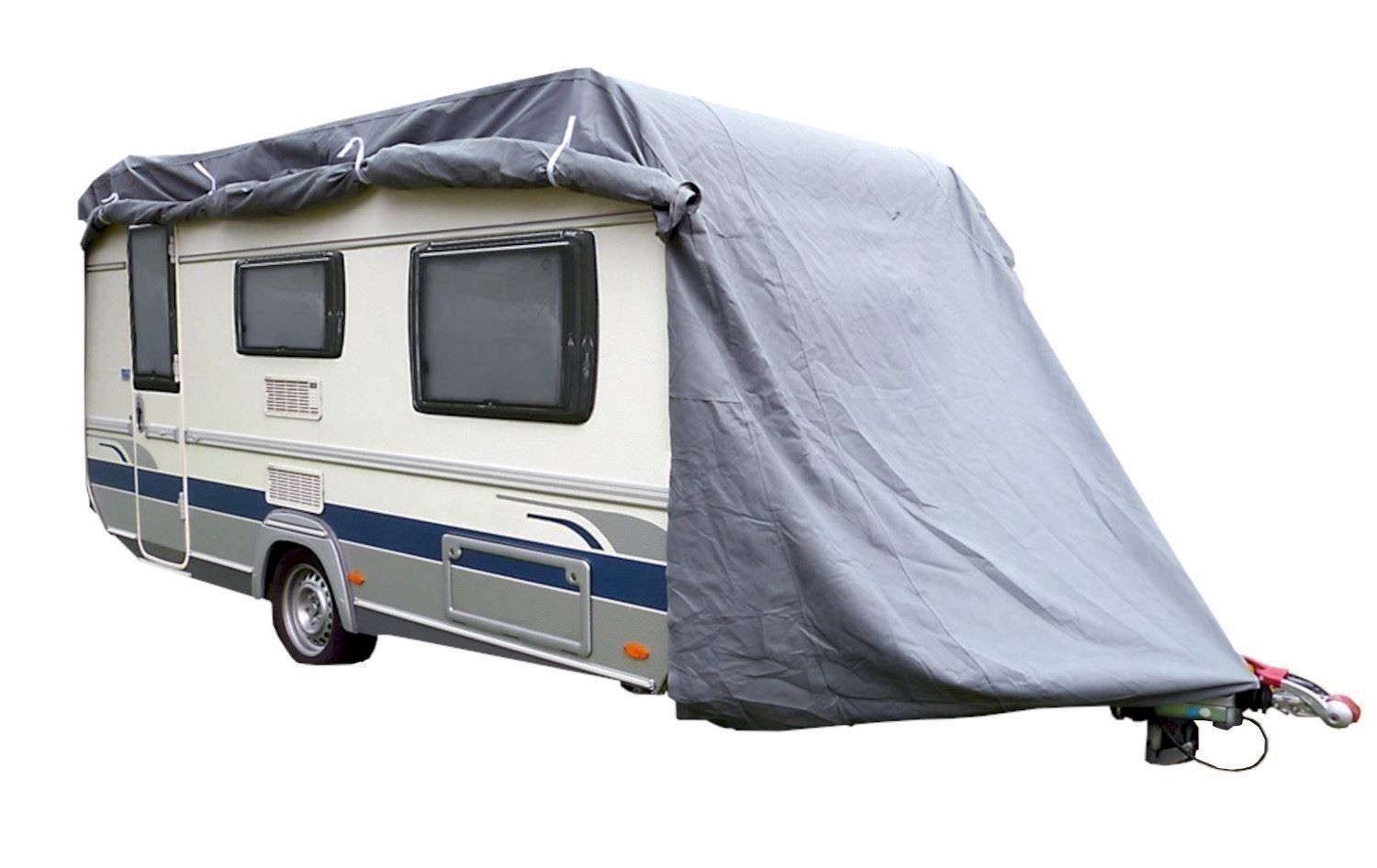 Coperture: GreenYard Abdeckplane Wohnwagen XL grau – Nuovo e nell'imballaggio originale da Bottighofen venduto da zaap
