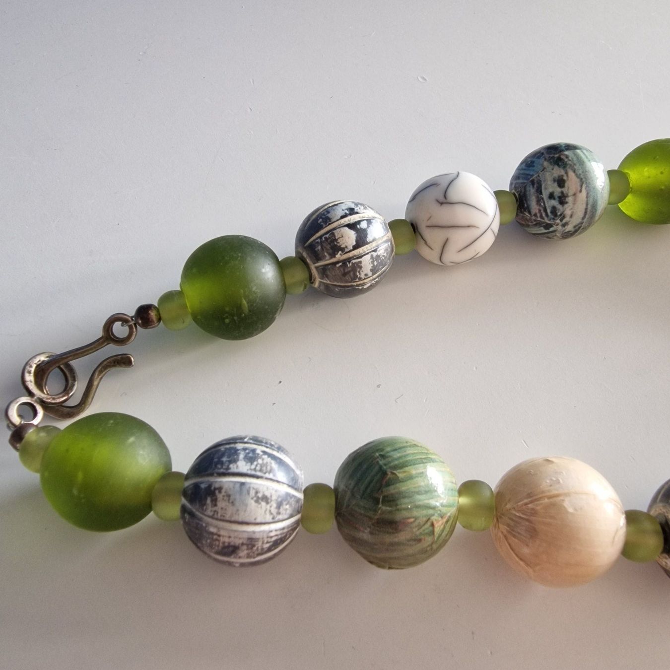Ketten: Vintage Modekette aus Glas- und Kunststoffperlen – Gebraucht aus Birr von sen_8djr 4